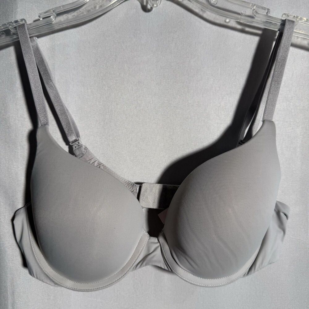 Victoria’s Secret Perfect Shape Bra Gray 34B Underwire T-Shirt Bra